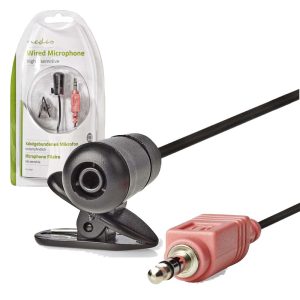 Microfone Lapela P/ Pc Jack 3.5mm - (MICCJ100BK)