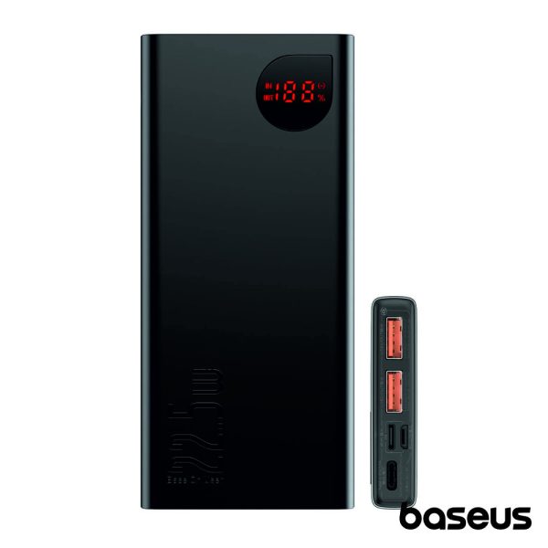 Powerbank 10000mAh PD QC 22.5W Preto Adaman BASEUS - (PPAD070001)