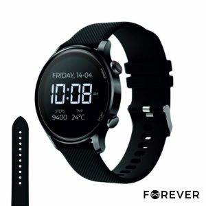 SmartWatch P/ Android iOS Preto FOREVER - (SW-700)