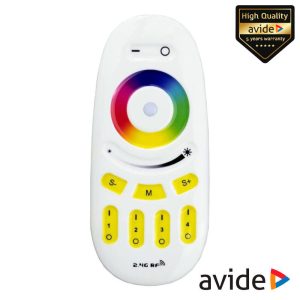 Comando RF P/ Fita LEDS RGBW 12V 10A AVIDE - (ABLS12VTPRGBW-02)