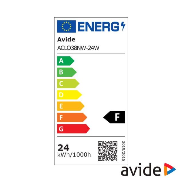 Aplique LED Redondo 24W 380mm 4000k 2100lm Cordelia AVIDE - Image 2