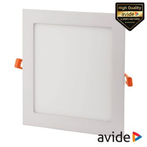 Painel LEDS Quadrado 9W 141mm 3000K 620lm AVIDE - (ACRPWW-S-9W-ALU)