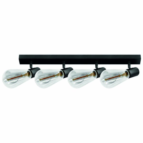 Candeeiro LED Teto/Parede 4xE27 4x60W IP20 RIO - (AD-OP-6432BE27)