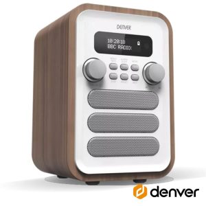 Rádio FM Bluetooth DENVER - (DAB-48WHITE)
