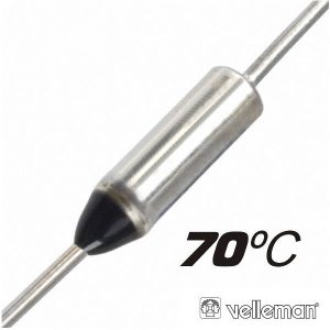 Fusível Térmico 70ºc 250v VELLEMAN - (FT70)