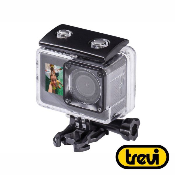 Câmara De Ação 4K WIFI C/ 2x LCD TREVI - (GO25504K)