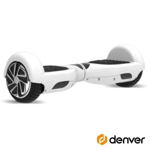 Hoverboard C/ Rodas 6.5" 24V 4000mAh 2x250W 12kmh DENVER - (HBO-6620WHITE)