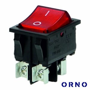Interruptor Basculante C/ Luz 16A-230V Dpst On-Off ORNO - (OR-AE-13179/B)
