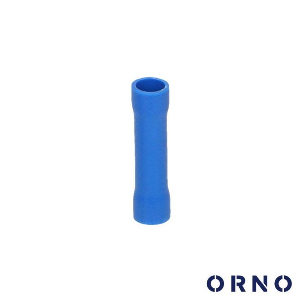 Terminal Redondo Isolado 2.5mm² 10x Azul ORNO - (OR-KK-8109/2.5/B1)