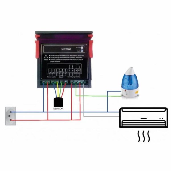 Termostato Digital C/ Sonda P/ Termómetro e Higrómetro - Image 2