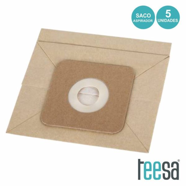 Sacos P/ Aspirador 750W 5x TEESA - (TSA0068)