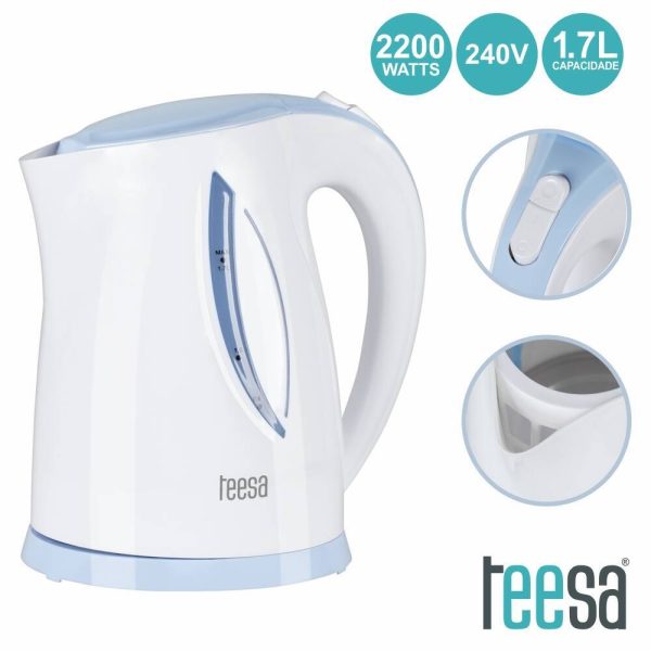 Fervedor De Água Elétrico 2200W 1.7l TEESA - (TSA1010)
