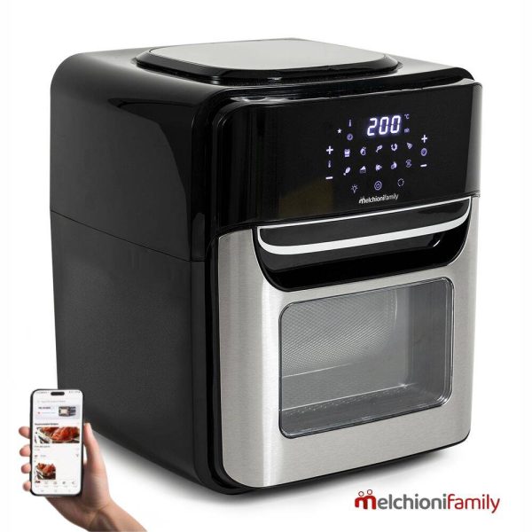 Fritadeira S/ Óleo Digital Inteligente WiFi 1700W 12L - (VIRGINIA)