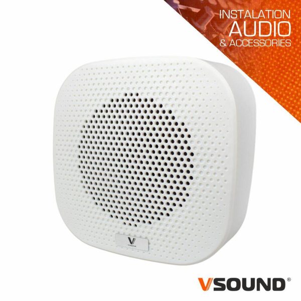 Coluna De Parede 8ohm/100V 5" 6W Branco VSOUND - (VSS506W)