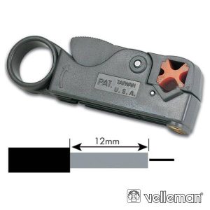 Descarnador De Cabos Coaxiais (Rg58-Rg59) VELLEMAN - (VTCOAX)