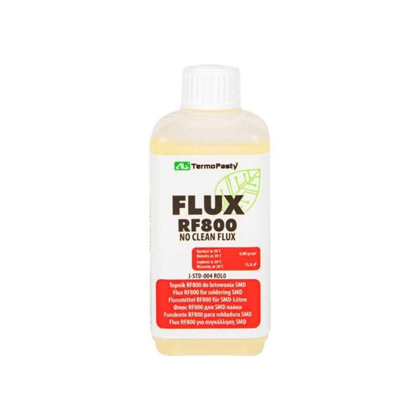 Fluxo Liquido RF800 "No Clean" P/ Soldar SMD 100ml - (AGT-109)