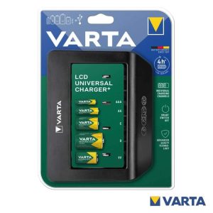 Carregador de Baterias C/ LCD Ni-MH 57688 VARTA - (LCDUNIVERSAL)