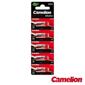 Pilha Alcalina A23/LR23A 12V 5x Blister CAMELION - (LRA23-BP5)
