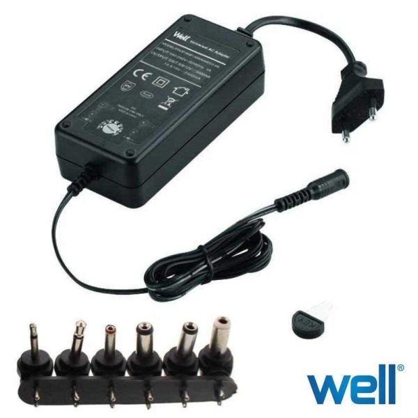 Alimentador Switching 6 Fichas Universal 5V-12V 3A - (PSUP-SMP-3000MA)