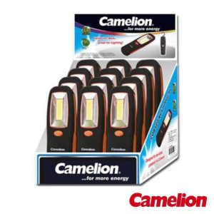 Expositor 12 Lanternas LED COB Magnética c/ Gancho CAMELION - (SL5240N-3R6PDP12)