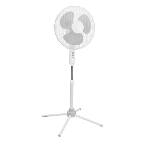 Ventoinha De Pé Branca Ø40cm 50W KUKEN - (VENT34471)