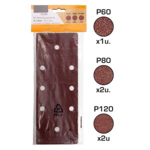 Conjunto 5 Folhas Lixa - (08733)