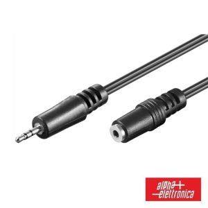 Cabo Jack 3.5mm Macho / Jack 3.5mm Fêmea 5m St - (11-3-007/5A)