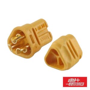 Ficha MT30 Macho P/ Bateria ALPHA - (20-831-3)