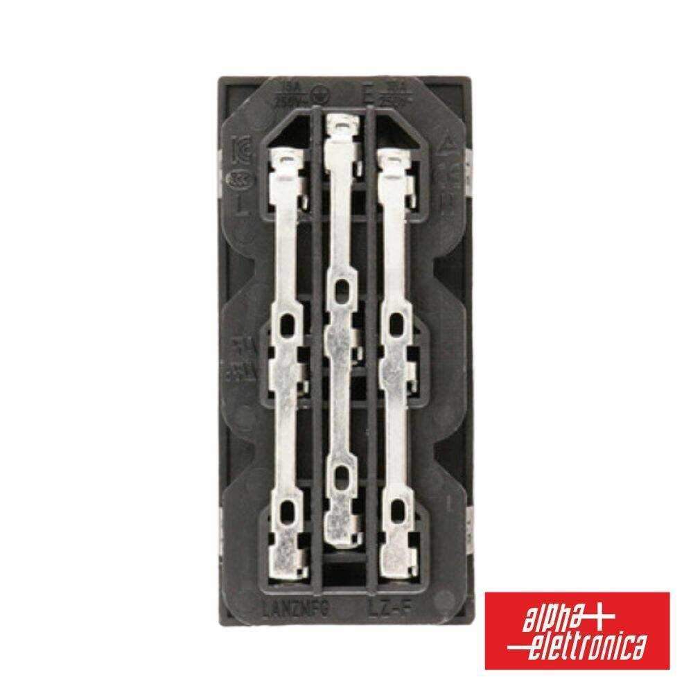 Módulo 3 Fichas Alimentação Iec C13 Fêmea de Painel ALPHA - Image 2