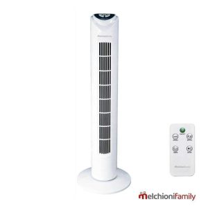 Ventoinha Torre 45W C/ Comando Branco MelchioniFamily - (2413TOW)