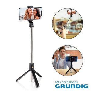 Vara Telescópica Monopod P/ Selfies C/ Função Tripé GRUNDIG - (24982)