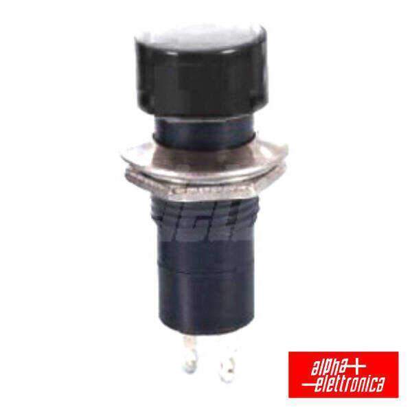 Interruptor Pressão Redondo Normalmente Aberto Preto - (330-028)