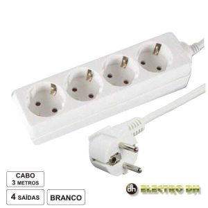Extensão Elétrica 4x Schuko 3m EDH - (36.220/3)