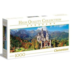 Puzzle 1000pcs 98x33cm Panorama NEUSCHWANSTEIN CLEMENTONI - (39438)