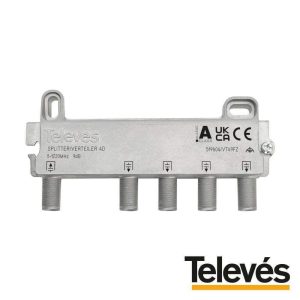 Repartidor Fichas F C/4 Vias 1220MHZ 9dB - (519604)