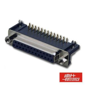 Ficha D-Sub 25p Fêmea P/Soldar - (63-125)