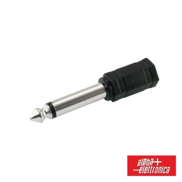 Ficha Adaptadora 3.5mm Macho Mn / 6.35mm Fêmea St - (70-030)