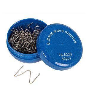 Conjunto de 50 Grampos Ondulados P/ Reparação De Plásticos - (79-8226)