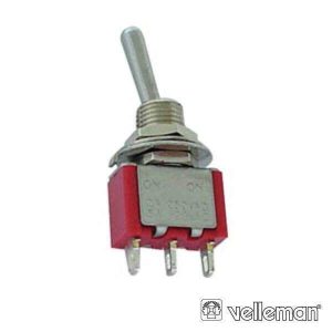 Interruptor Alavanca Spdt Vertical (On)-Off-(On) - (8014A)