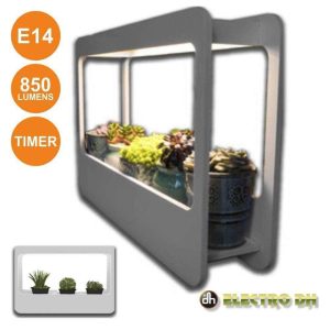 Kit De Crescimento De Plantas P/ Interior C/ Luz E14 850lm - (81.820)