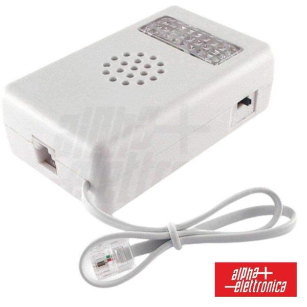 Adaptador De Telefone Sinal Alerta Acústico E Visível - (94-535)