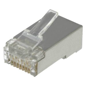 Ficha RJ45 Modular 8p8c CAT6 FTP Metálica - (94-916)