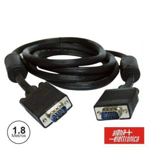 Cabo VGA Dourado Macho / Macho 1.8m C/Filtro - (95-525/1.8B)