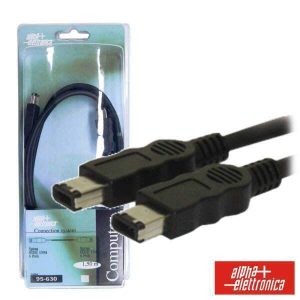 Cabo FireWire Ieee 1394 6p Macho / 6p Macho 1.5m Blister - (95-630)