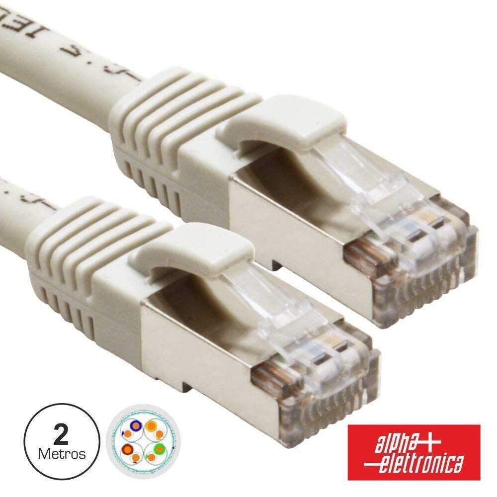 Cabo De Rede S/FTP CAT6 2m Cinzento - (95-709/02GB)
