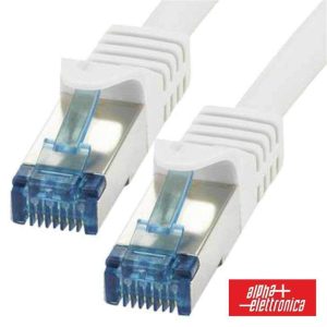Cabo De Rede S/FTP CAT6A LSZH Cobre Puro 1m Branco - (95-710/01WB)
