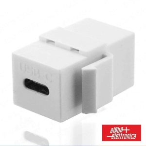 Ficha USB-C Fêmea Keystone ALPHA - (96-128/1)