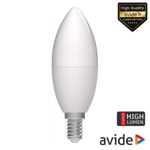 Lâmpada LED E14 Vela 2.9W 230V 4000K 470lm AVIDE - (ABC14NW-2.9W)
