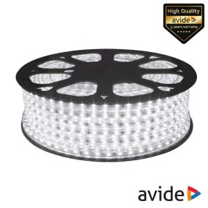 Fita 3000 LEDS 3528 4000K 220V 4.8W/m 50m IP67 AVIDE - (ABLS-60NW67-4.8W)