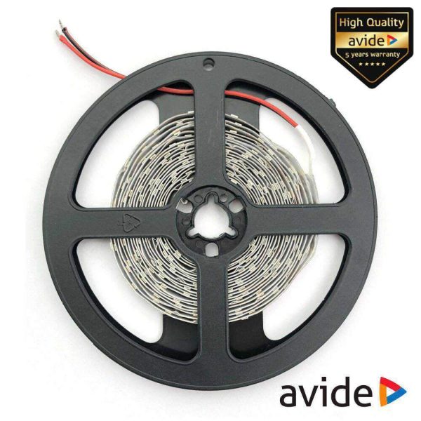 Fita 300 LEDS 2835 3000K 12V 7.2W/m 5m IP20 AVIDE - (ABLS-60WW20-7.2W)